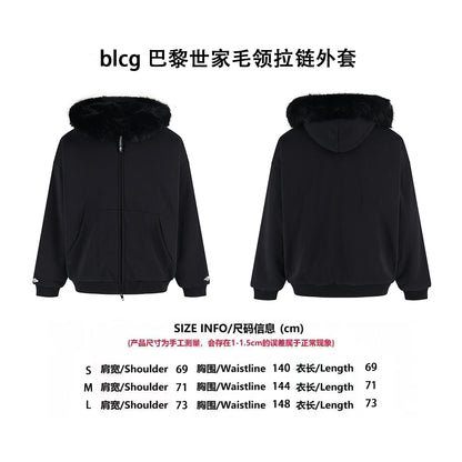 Balen faux fur-trimmed jacket