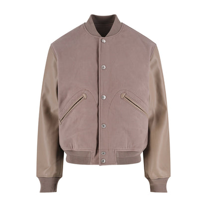 CD suede varsity jacket