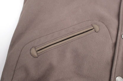 CD suede varsity jacket