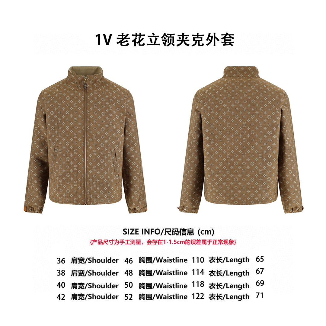 Louis mock neck jacket