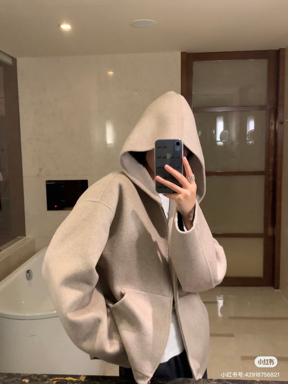 Acne reversible hoodie jacket