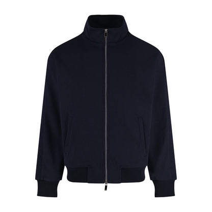 CD jacquard mock neck jacket