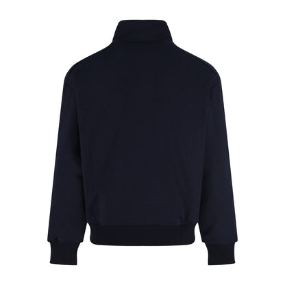 CD jacquard mock neck jacket