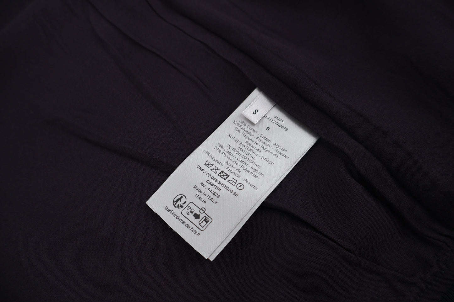 CD jacquard mock neck jacket