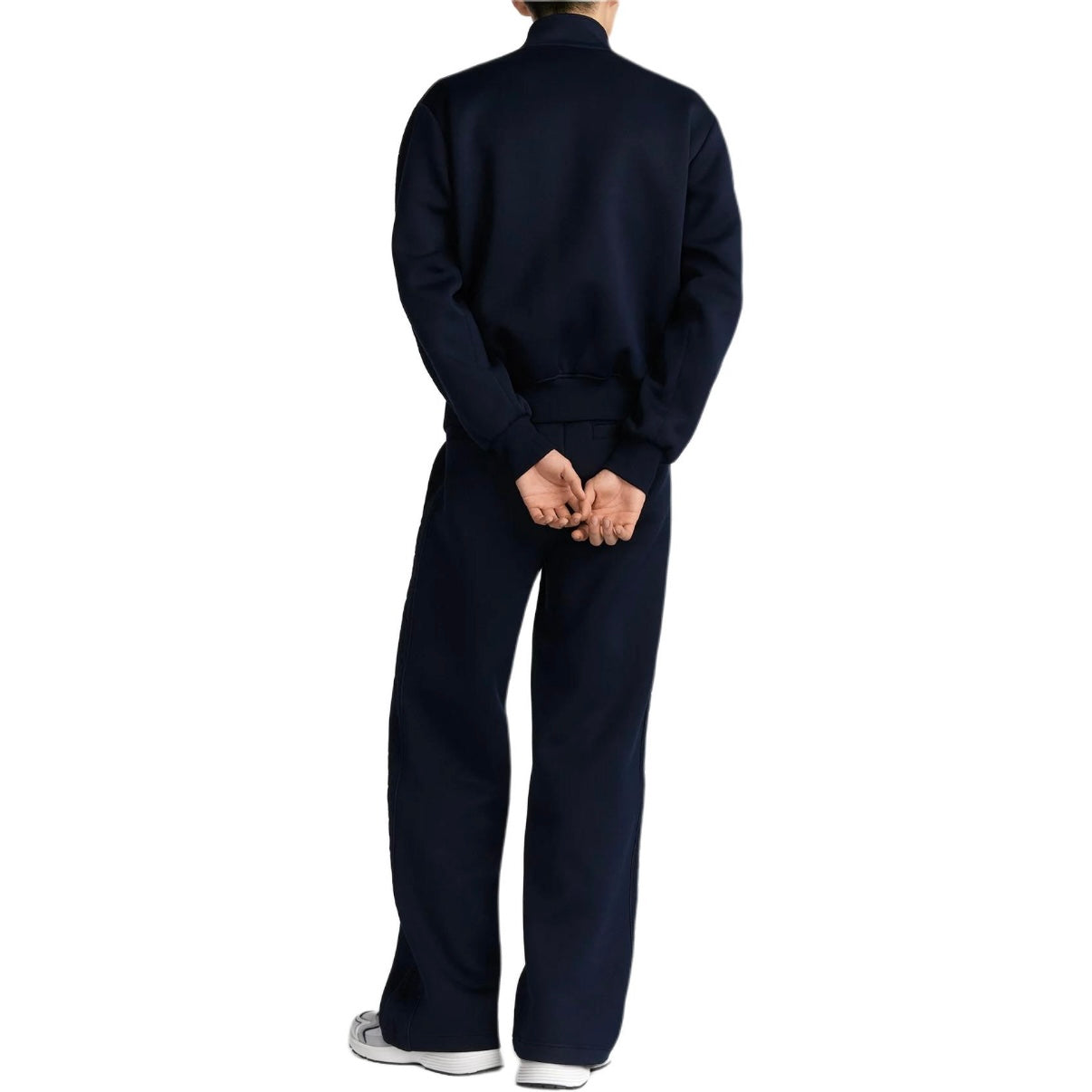 CD jacquard mock neck jacket