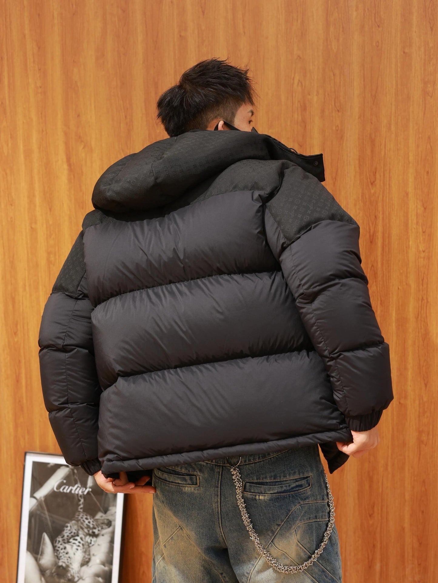 Louis full-zip down jacket