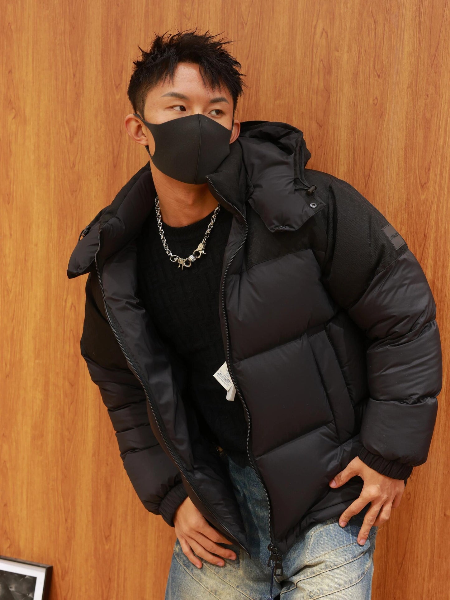 Louis full-zip down jacket