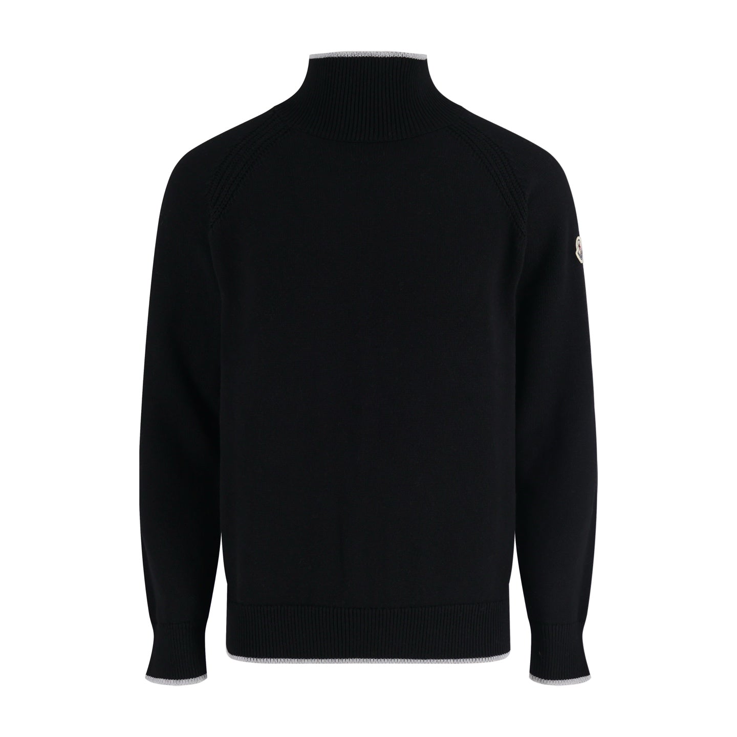 Mon mock neck knitted sweater