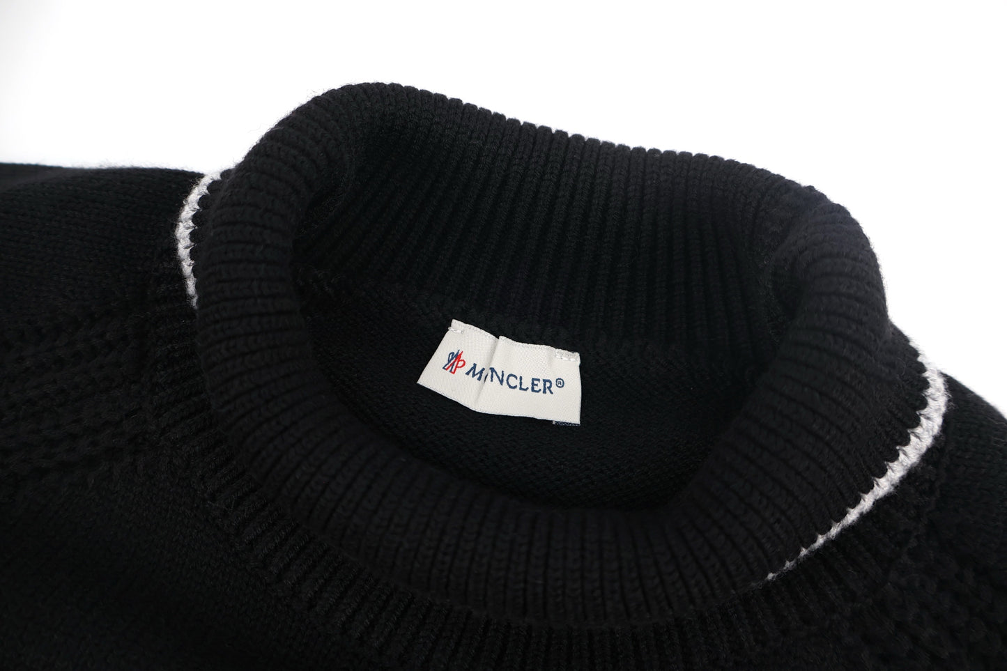 Mon mock neck knitted sweater