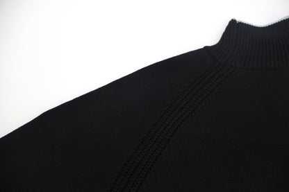 Mon mock neck knitted sweater