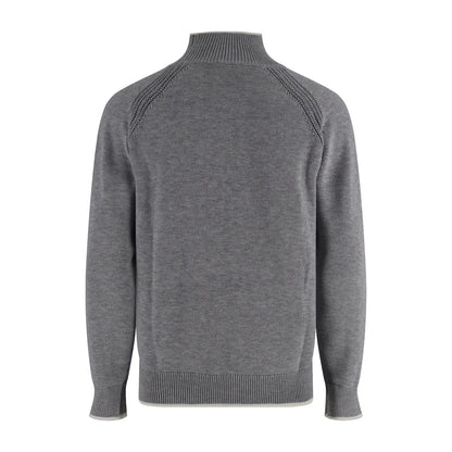 Mon mock neck knitted sweater