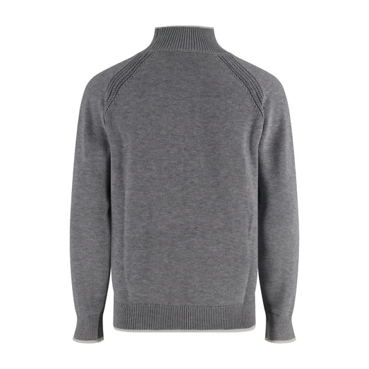 Mon mock neck knitted sweater