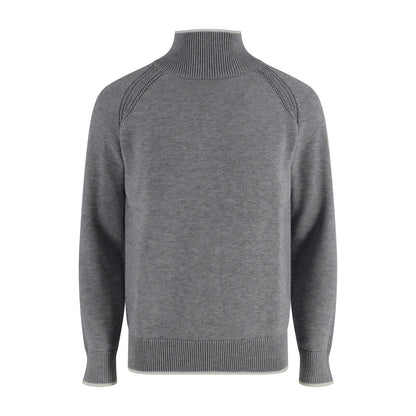 Mon mock neck knitted sweater
