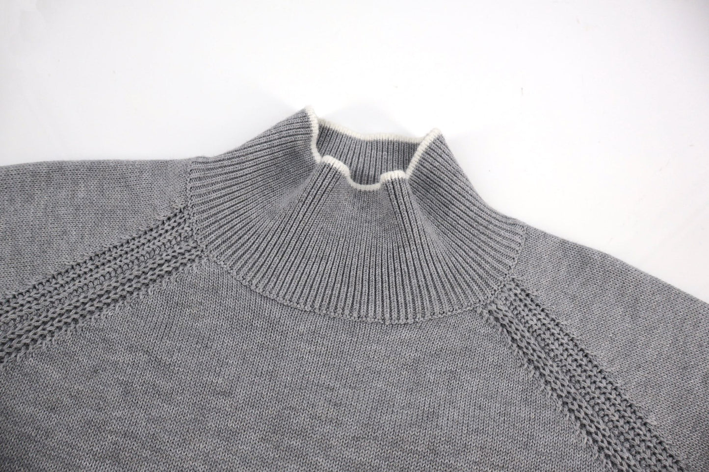 Mon mock neck knitted sweater