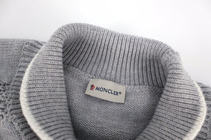 Mon mock neck knitted sweater