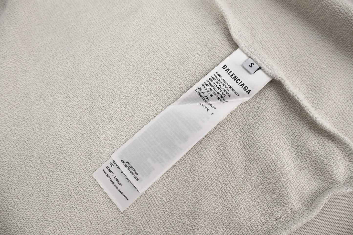 Balen embroidered hoodie jacket