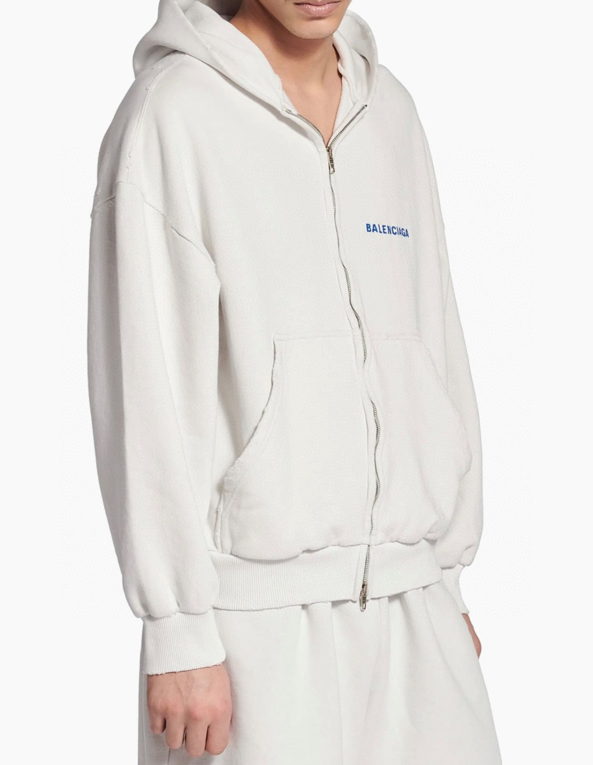 Balen embroidered hoodie jacket