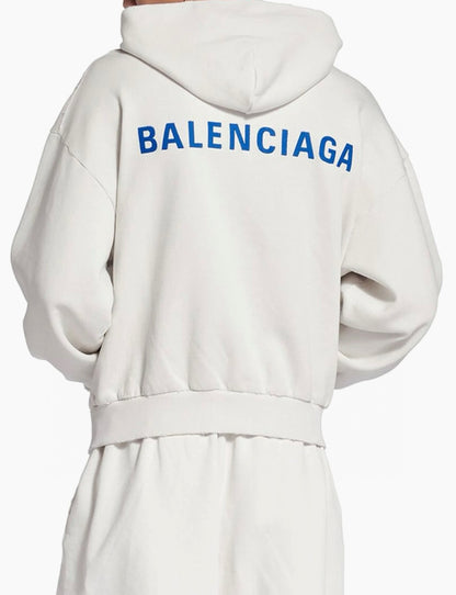 Balen embroidered hoodie jacket