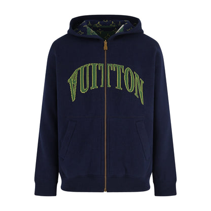 Louis reversible knitted jacket