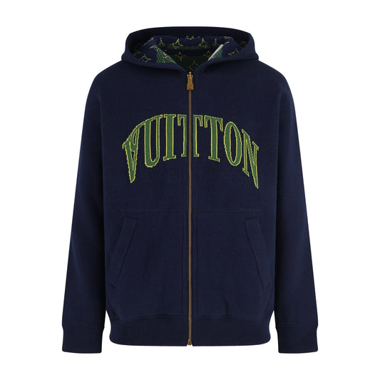 Louis reversible knitted jacket