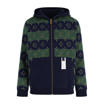 Louis reversible knitted jacket