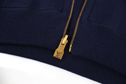 Louis reversible knitted jacket