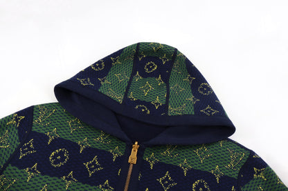 Louis reversible knitted jacket