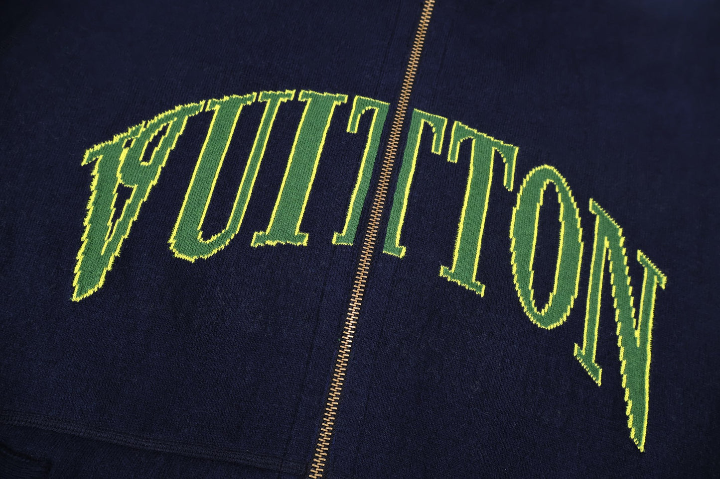 Louis reversible knitted jacket