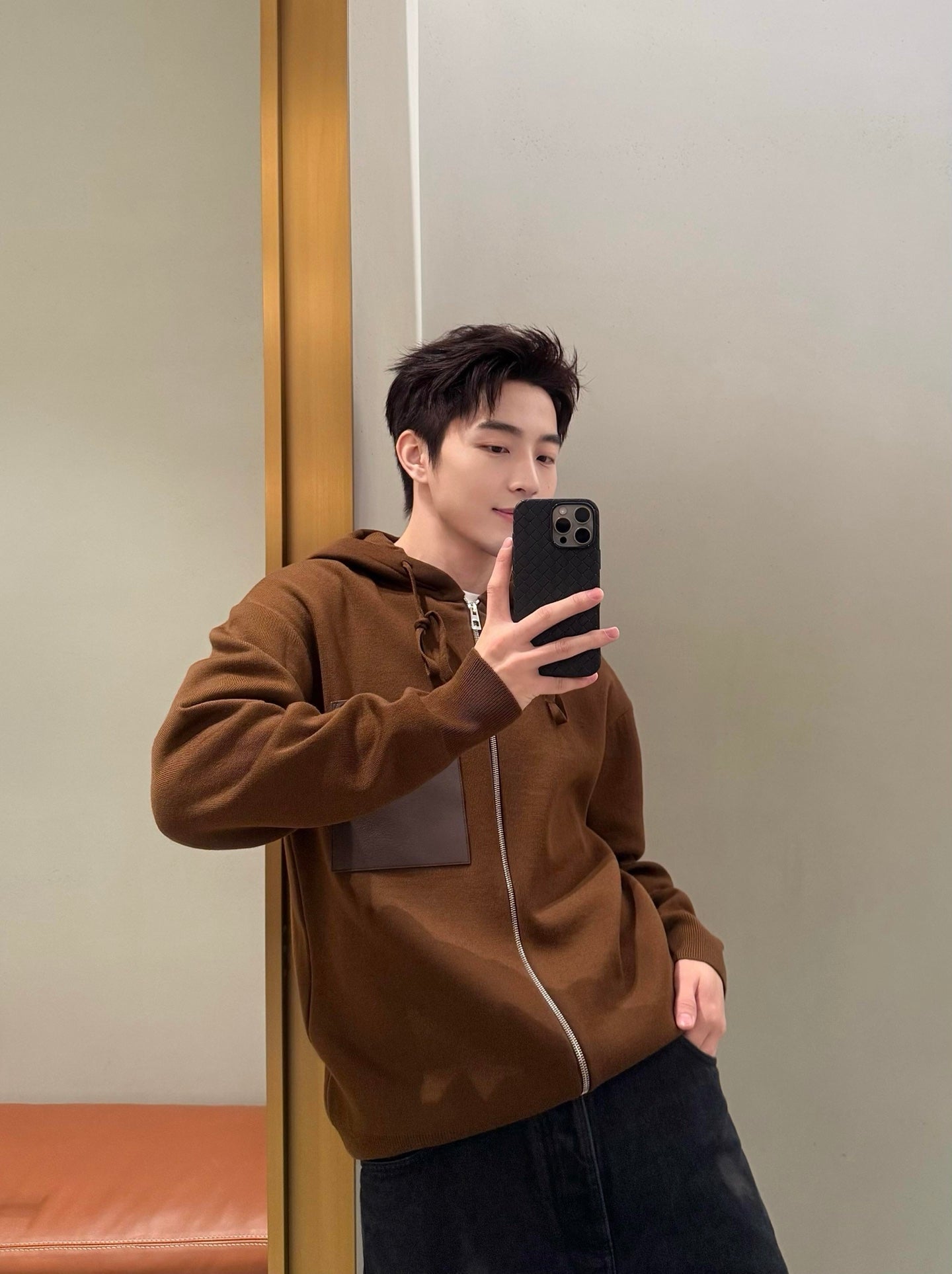 Loe casual full-zip jacket