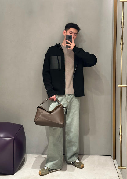 Loe casual full-zip jacket