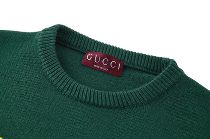 Guc lntarsia knitted sweater