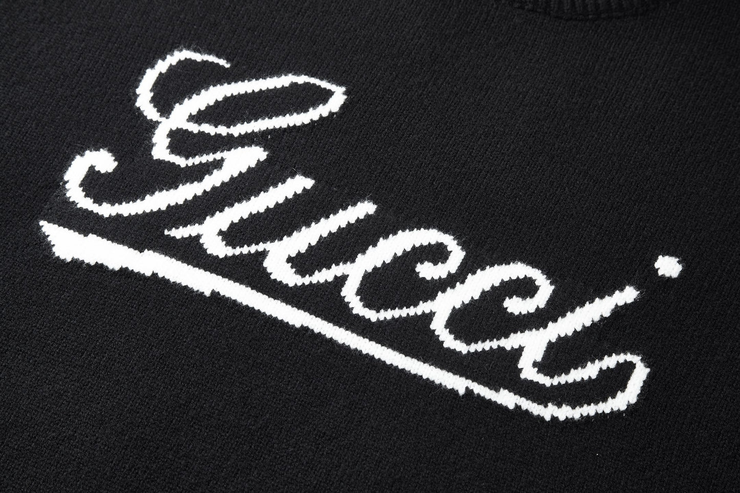 Guc lntarsia knitted sweater