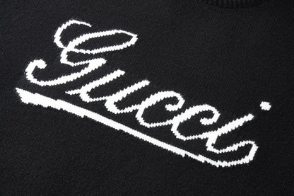 Guc lntarsia knitted sweater