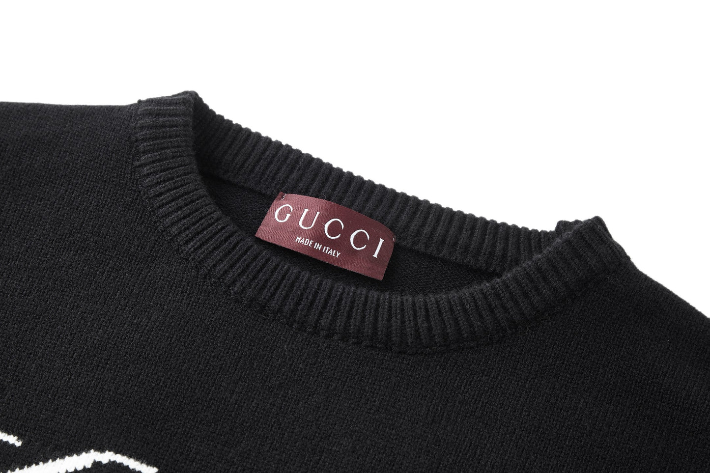 Guc lntarsia knitted sweater