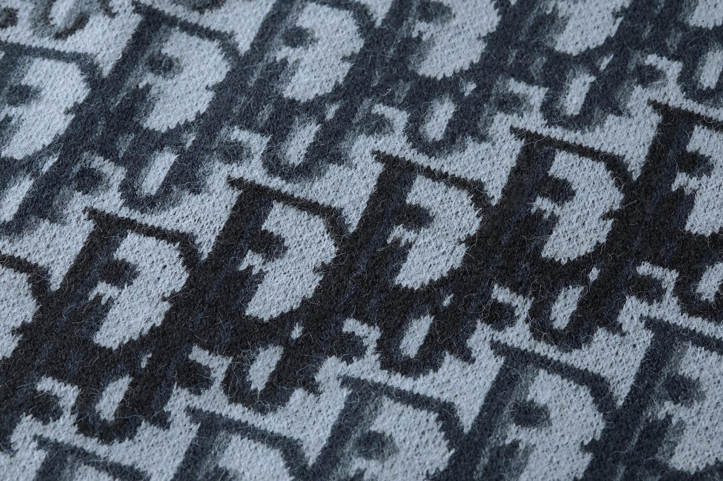 CD jacquard knitted sweater