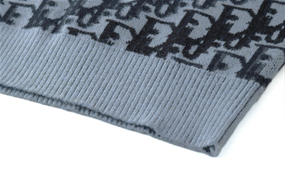 CD jacquard knitted sweater