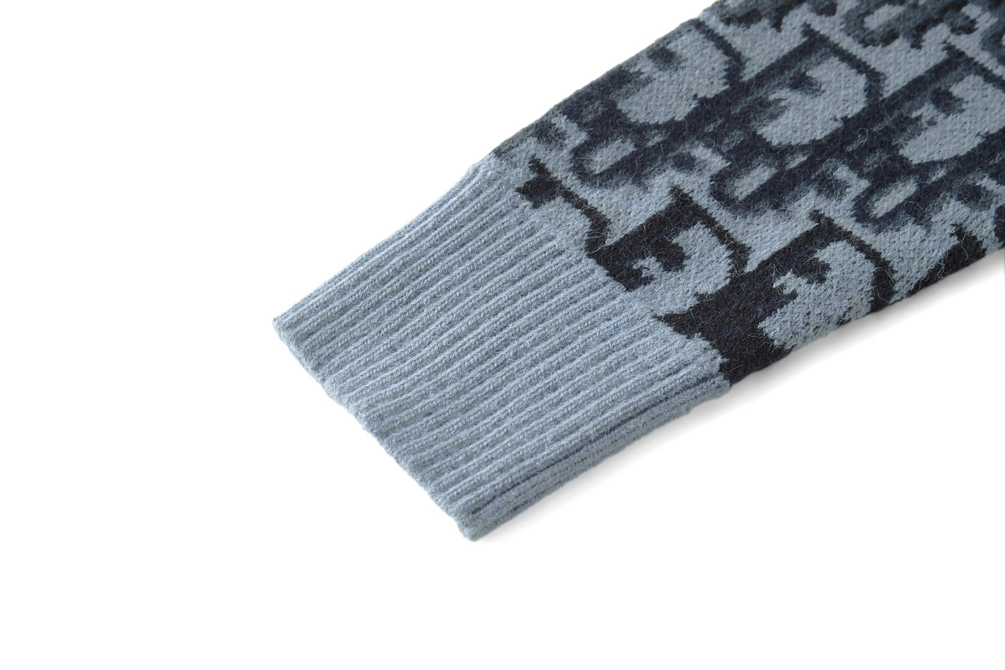 CD jacquard knitted sweater