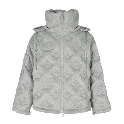 Louis embossed monogram down jacket