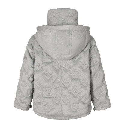 Louis embossed monogram down jacket