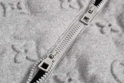 Louis embossed monogram down jacket