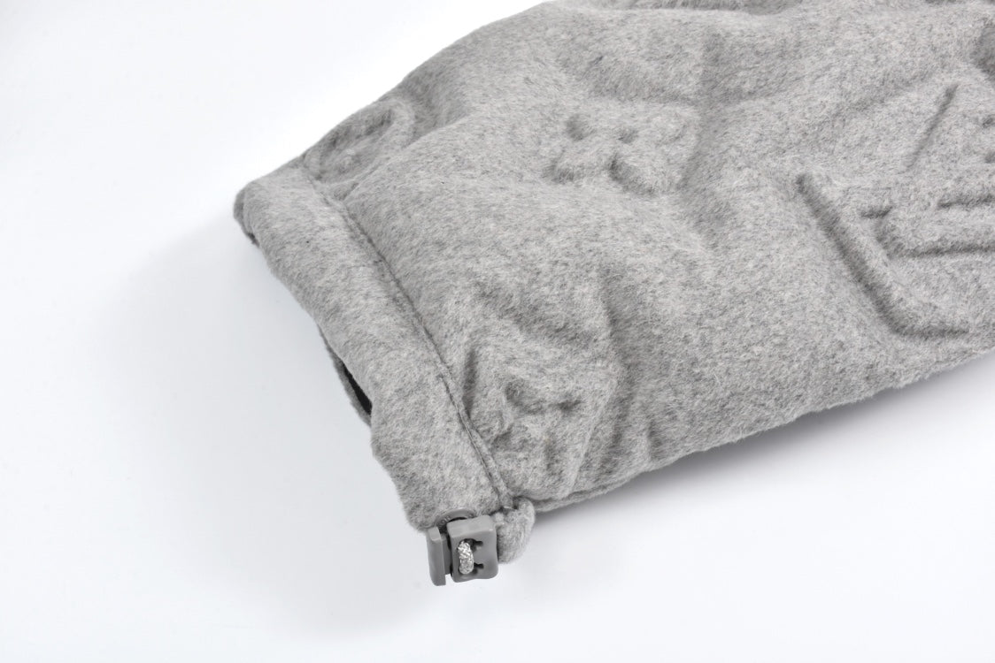 Louis embossed monogram down jacket
