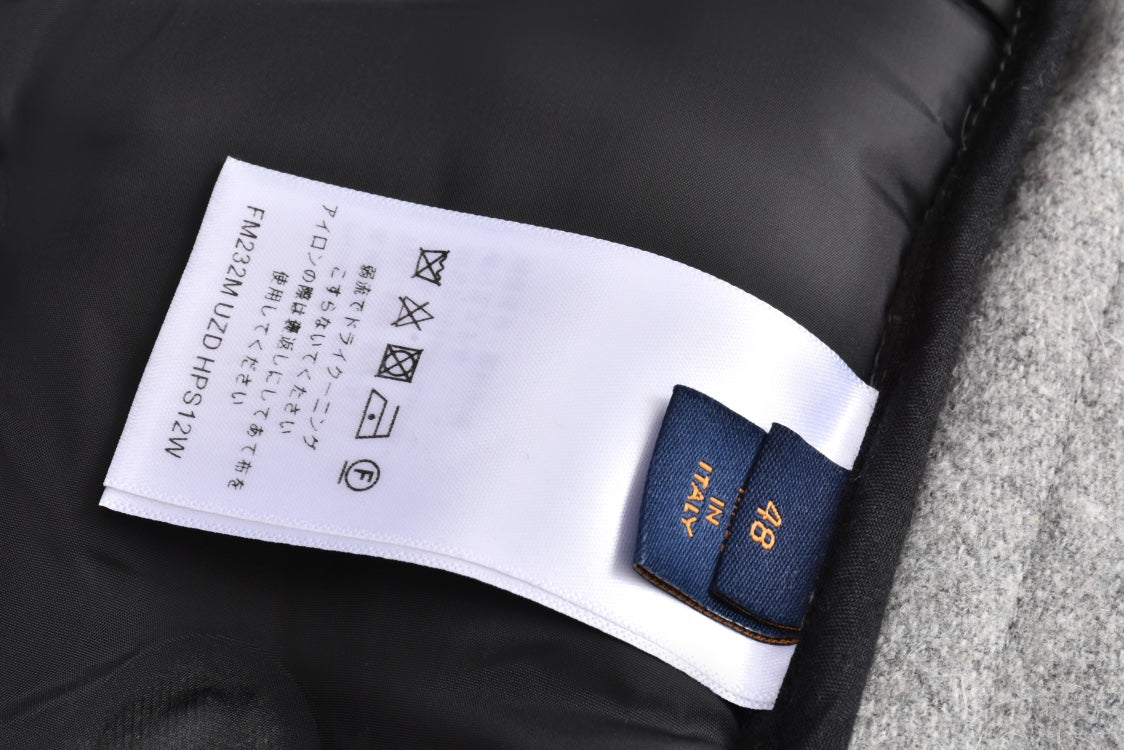 Louis embossed monogram down jacket