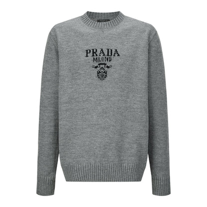 Pra jacquard knitted sweater