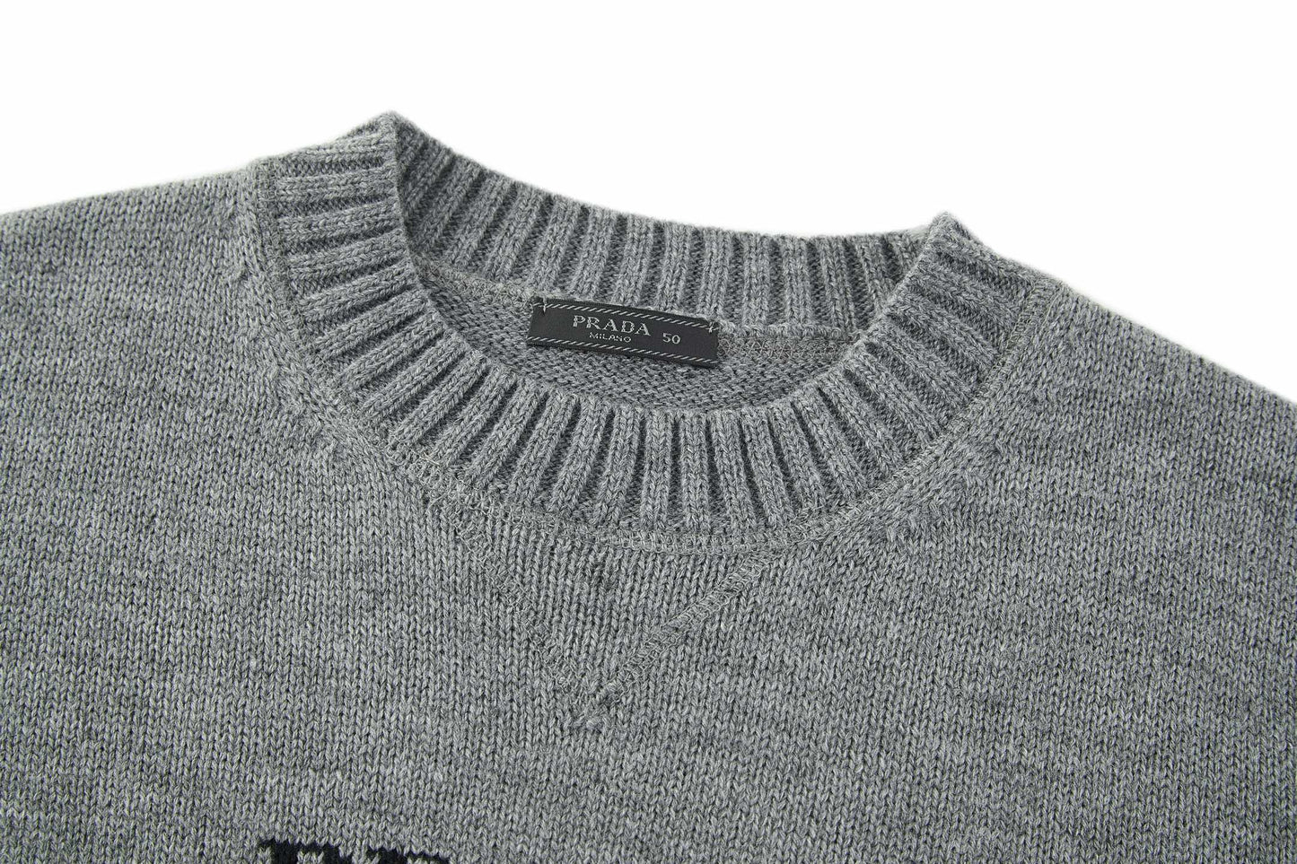 Pra jacquard knitted sweater