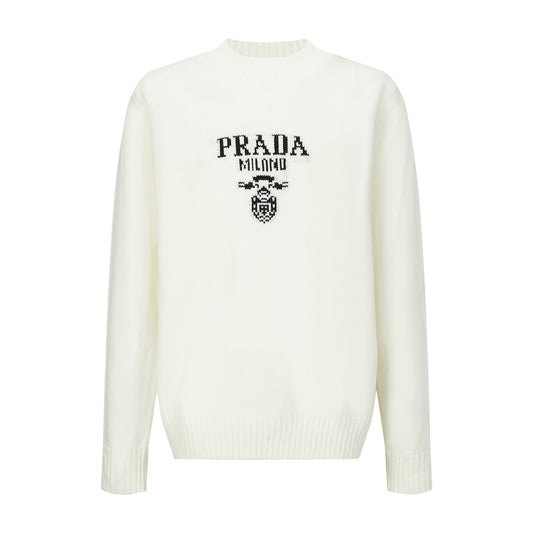 Pra jacquard knitted sweater