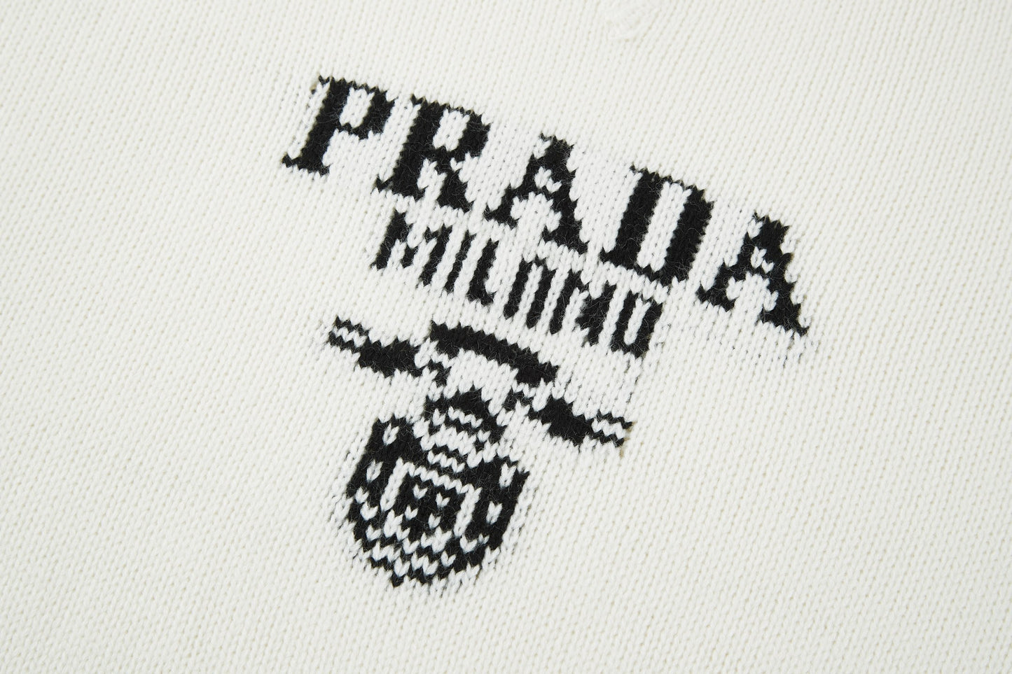 Pra jacquard knitted sweater