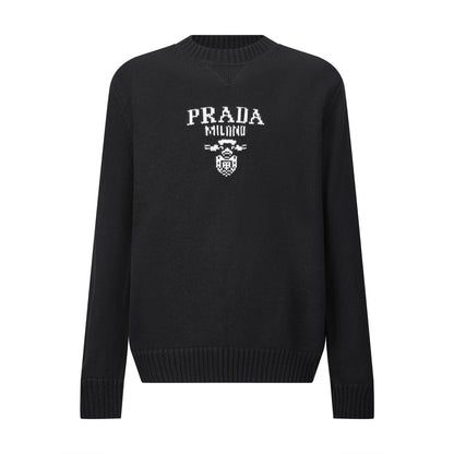 Pra jacquard knitted sweater