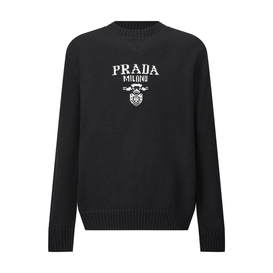 Pra jacquard knitted sweater