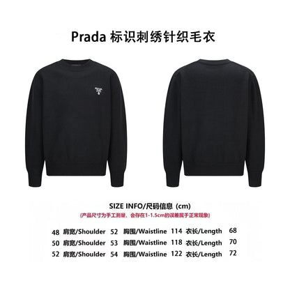 Pra embroidered knitted sweater