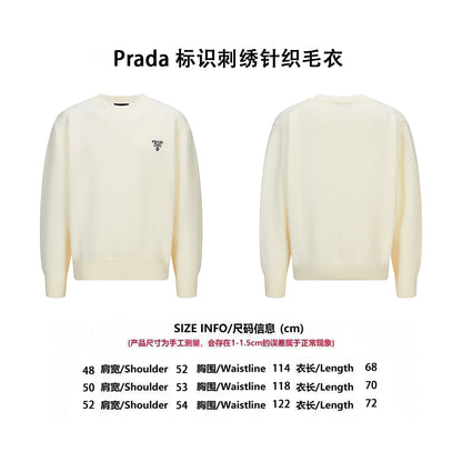 Pra embroidered knitted sweater